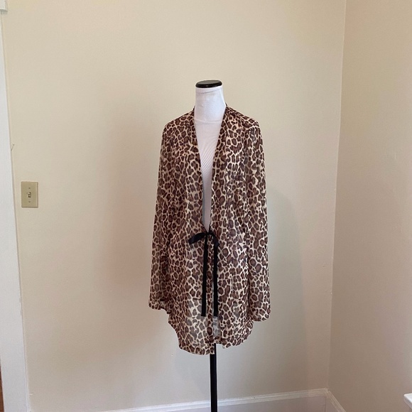 brown leopard print dressing gown Fierce Lady Robe Set  All Occasions LLC